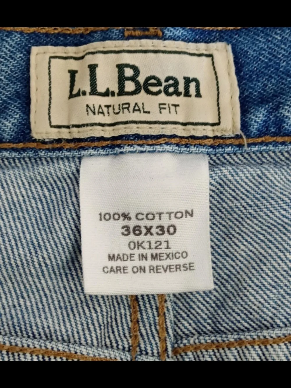 L.L. Bean Men’s Light Blue Slim Straight Jeans
